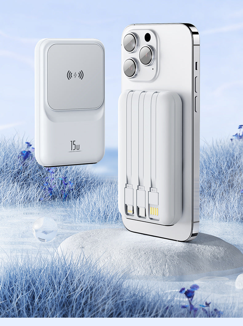 chargeur portable magnétique voyageurs